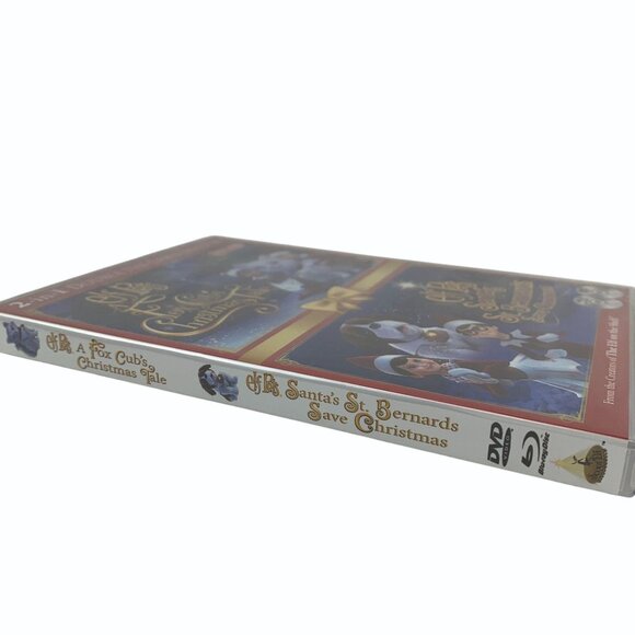 Elf Pets 2 in 1 Christmas DVD & Blu-Ray Fox Cub & St. Bernard New & Sealed - Picture 3 of 3